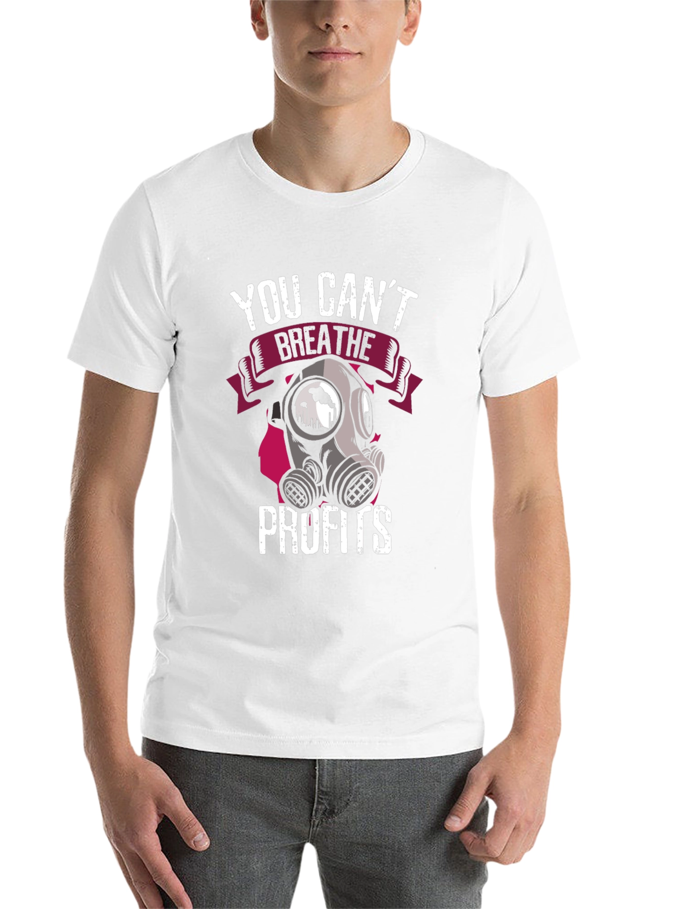 You Cant Breathe Profits T-Shirt - Activist Apparel