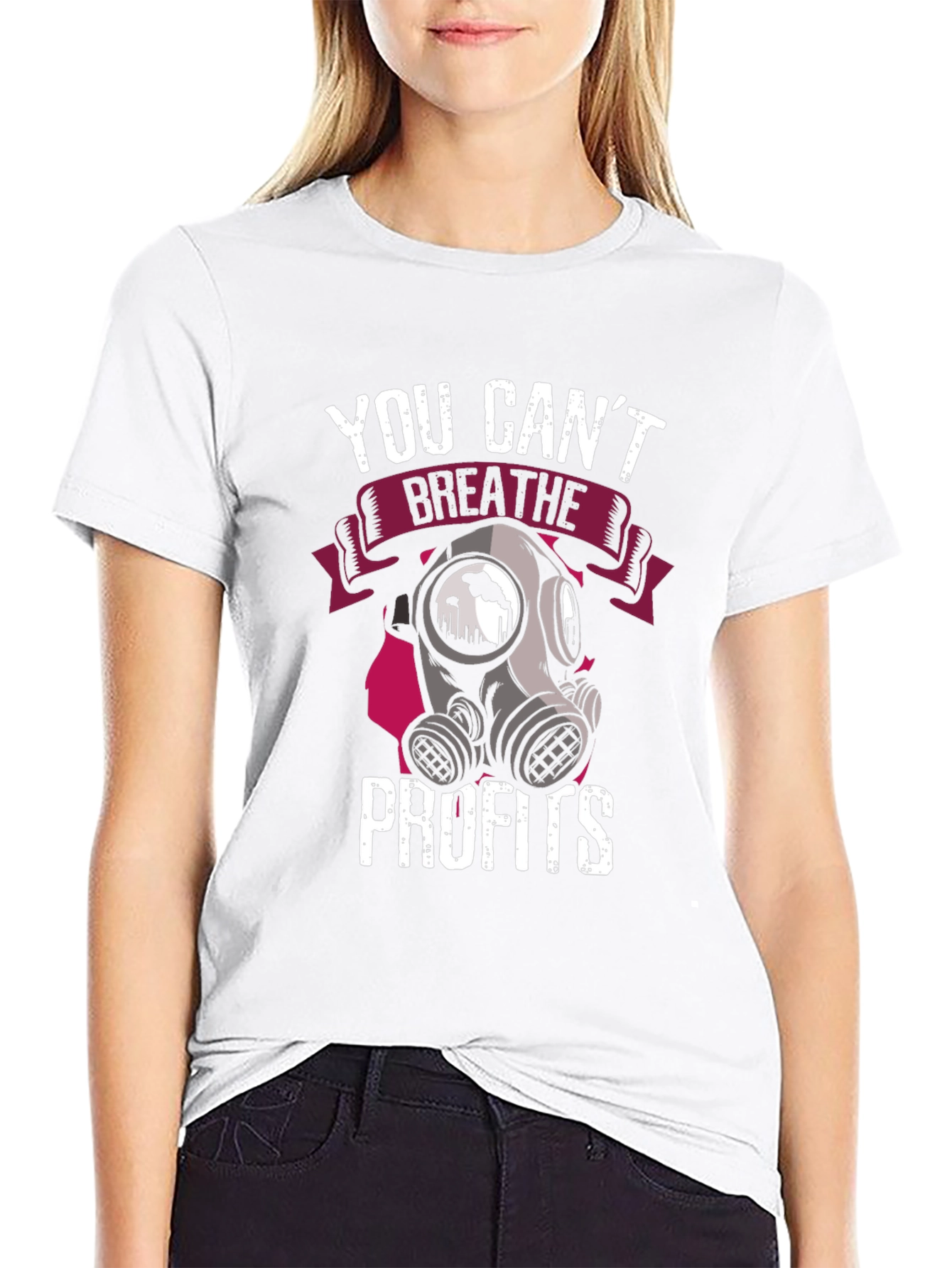 You Cant Breathe Profits T-Shirt - Activist Apparel