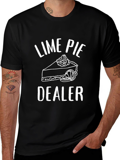 Lime Pie Dealer Graphic T-Shirt - Quirky Foodie Tee