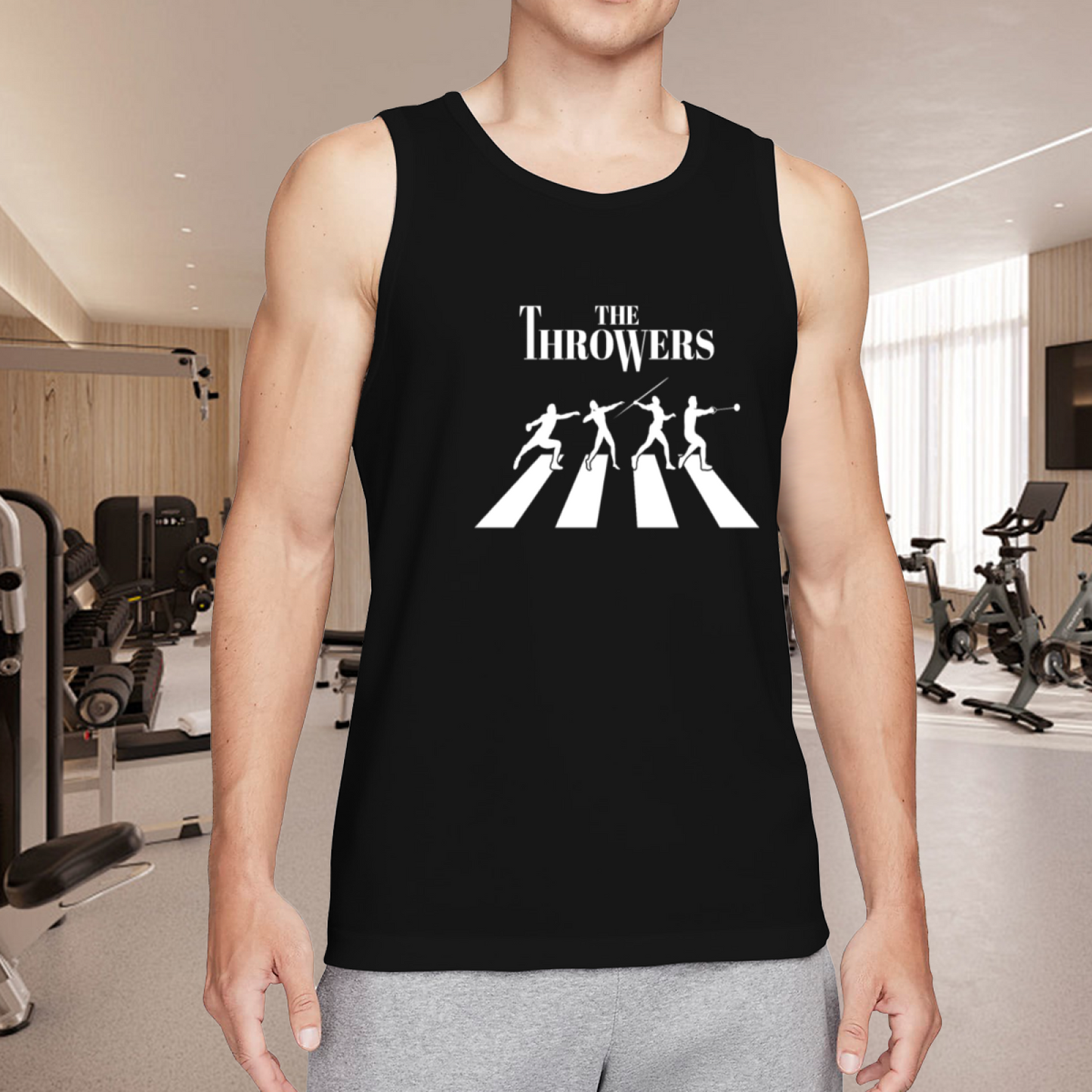 The Throwers Abbey Road Sports Silhouette Tank