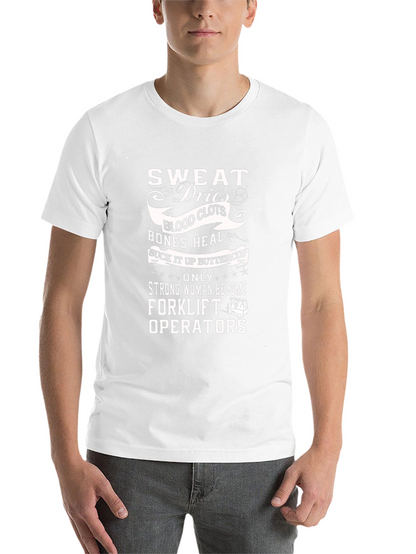 Sweat Dries Forklift Operator Graphic Tee