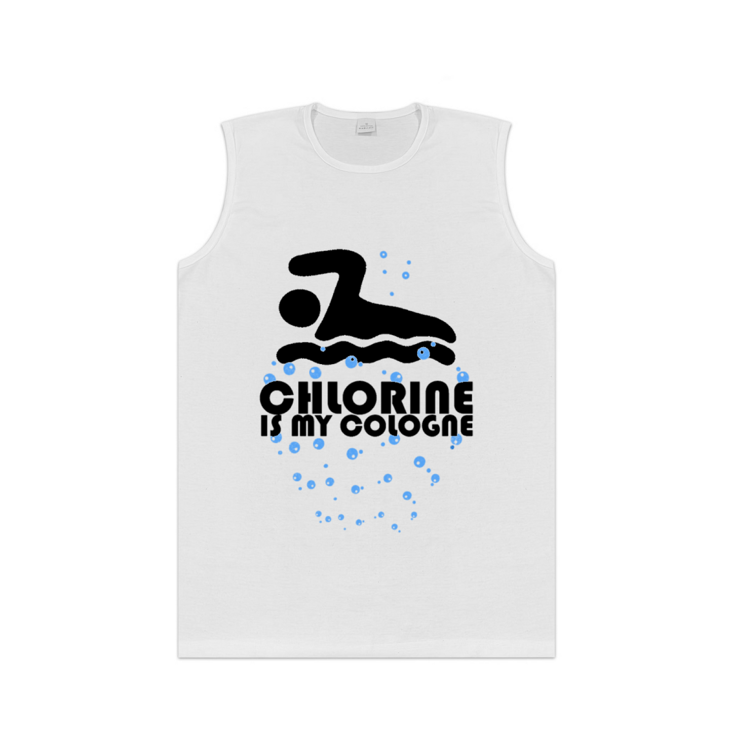Chlorine Is My Cologne Swimmer Funny Sports Sleeveless Top