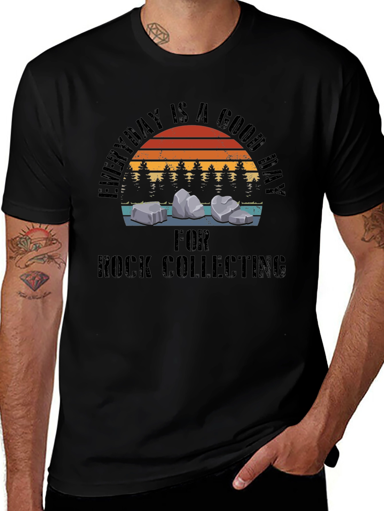 Rock Collecting T-Shirt - Everyday is a Good Day
