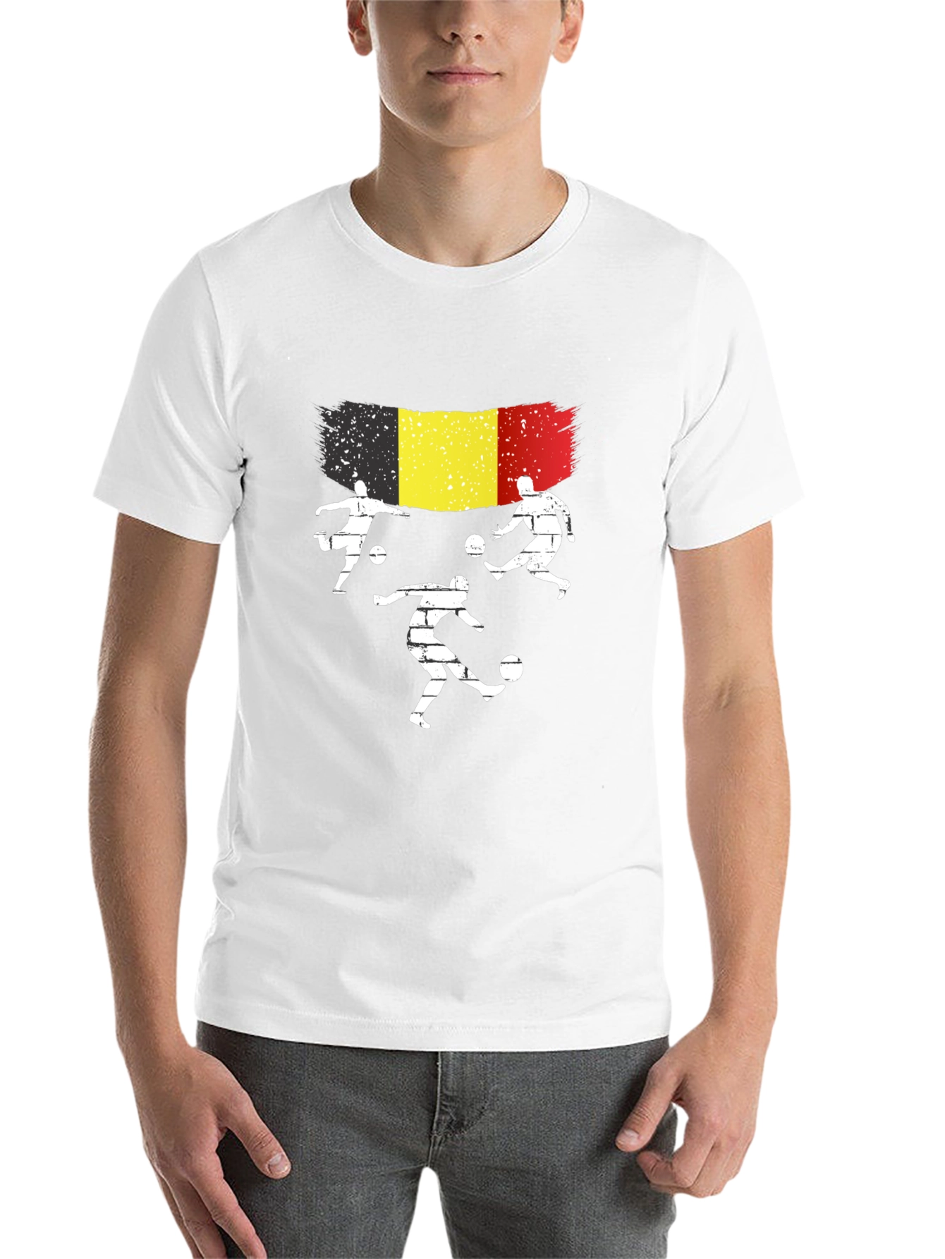 Belgium Soccer Fan T-Shirt - Black