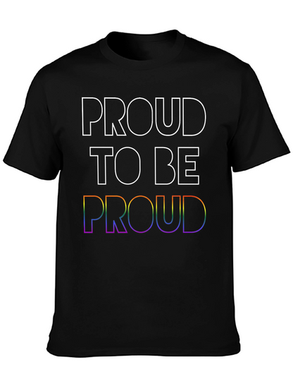 Proud LGBTQ+ T-Shirt - Rainbow Pride Design