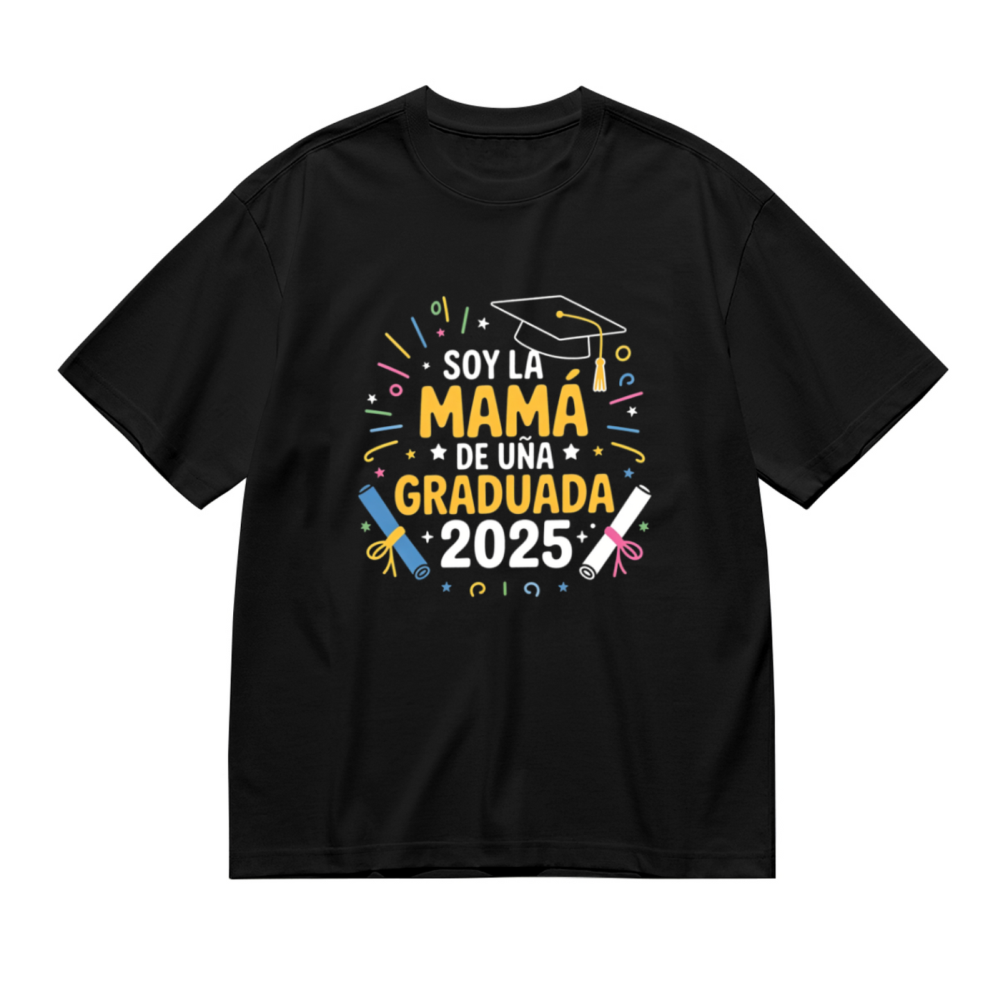 Soy La Mam¨¢ De Una Graduada 2025 Spanish Grad Mom Plus Size Women¡¯s Printed T-Shirt