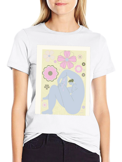 Abstract Art Tee - Black Graphic T-Shirt
