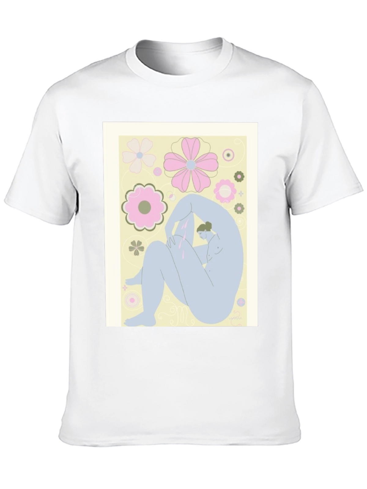 Abstract Art Tee - Black Graphic T-Shirt