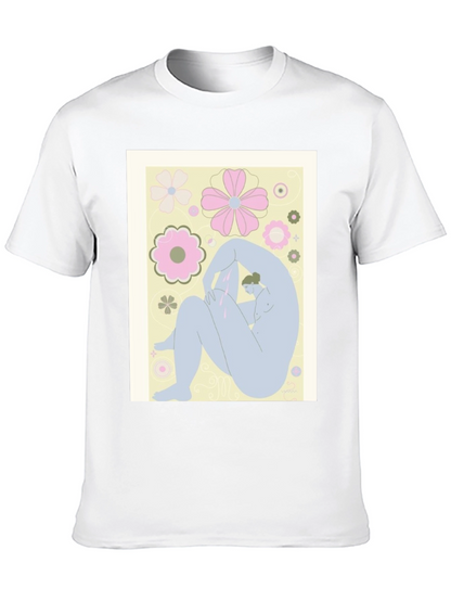 Abstract Art Tee - Black Graphic T-Shirt