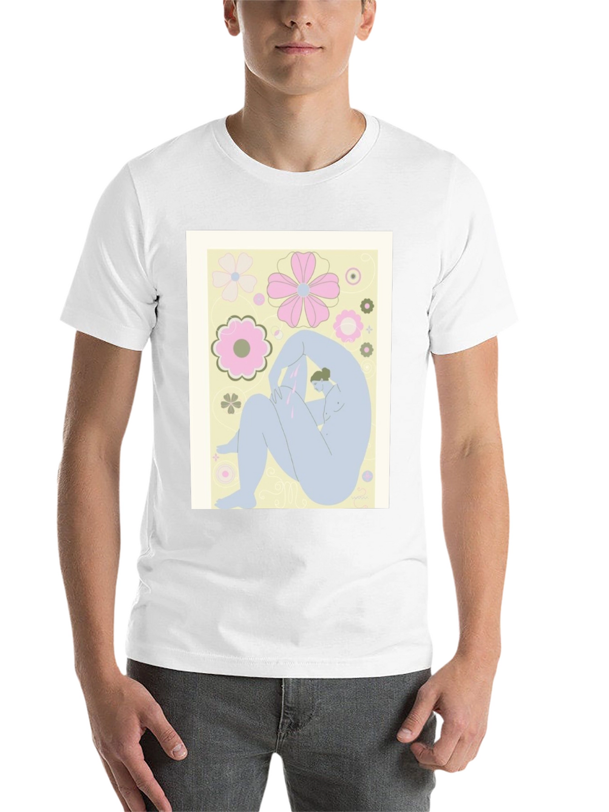 Abstract Art Tee - Black Graphic T-Shirt