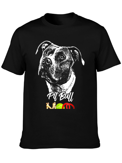 Pit Bull Mom T-Shirt - Dog Lover Tee