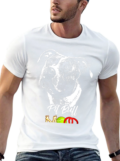 Pit Bull Mom T-Shirt - Dog Lover Tee