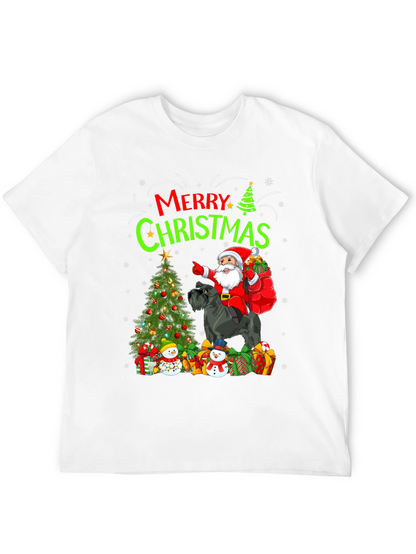 Merry Christmas Dog Santa T-Shirt