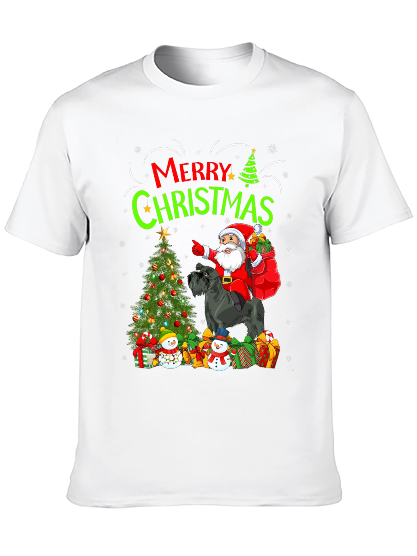 Merry Christmas Dog Santa T-Shirt