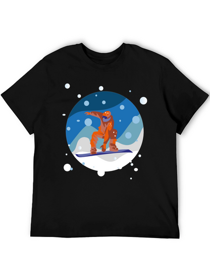 Snowboarder Graphic Tee - Cool Winter Sports Shirt