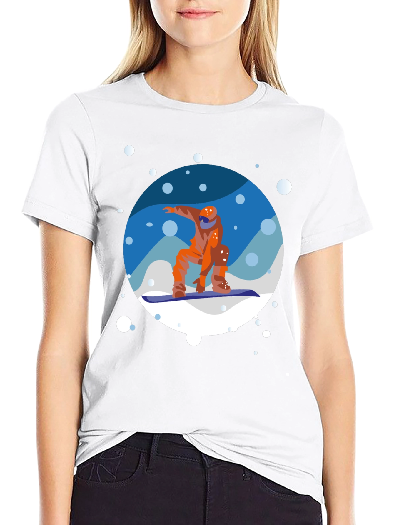 Snowboarder Graphic Tee - Cool Winter Sports Shirt