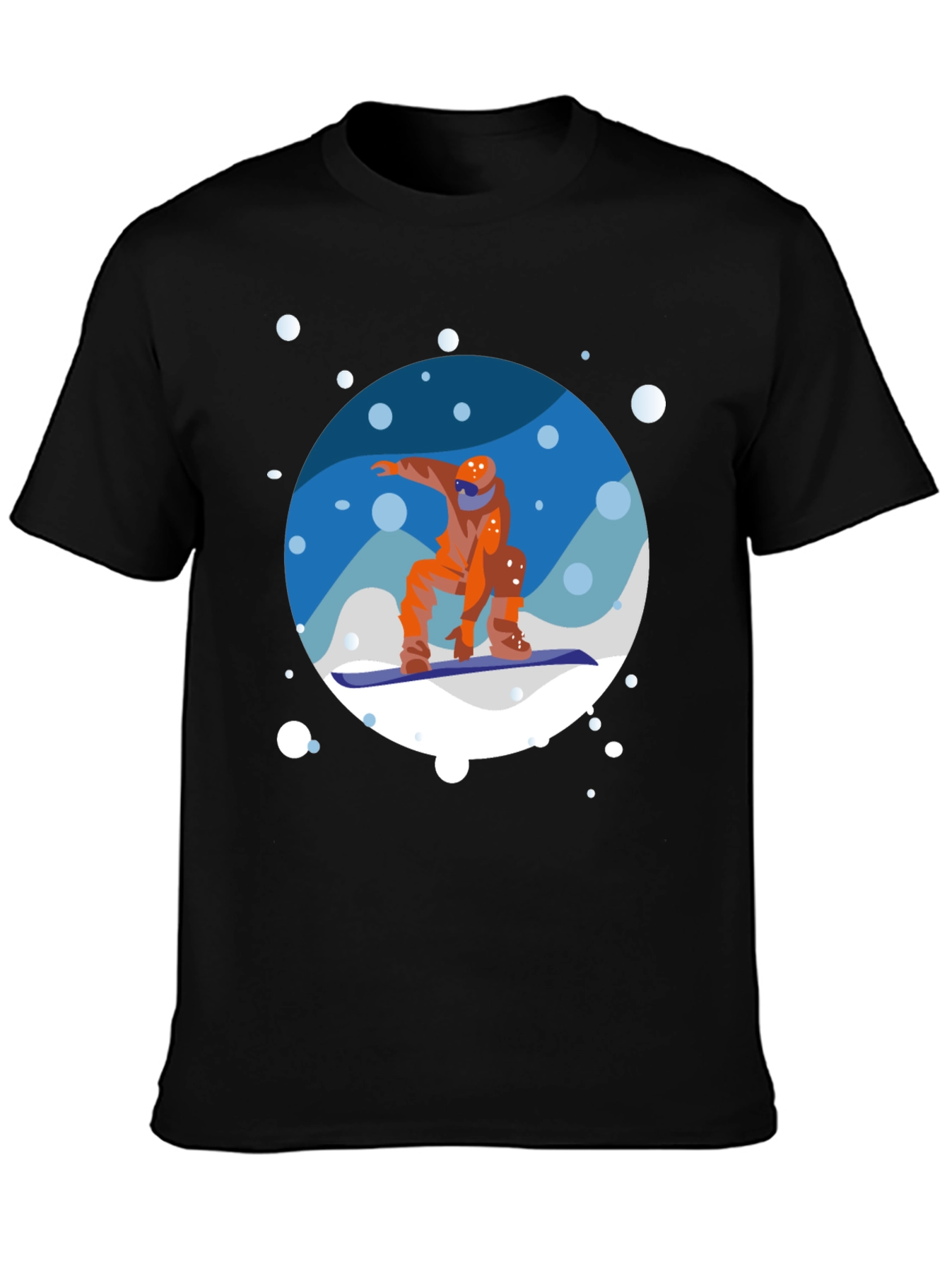 Snowboarder Graphic Tee - Cool Winter Sports Shirt