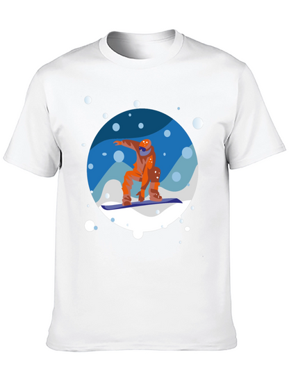 Snowboarder Graphic Tee - Cool Winter Sports Shirt