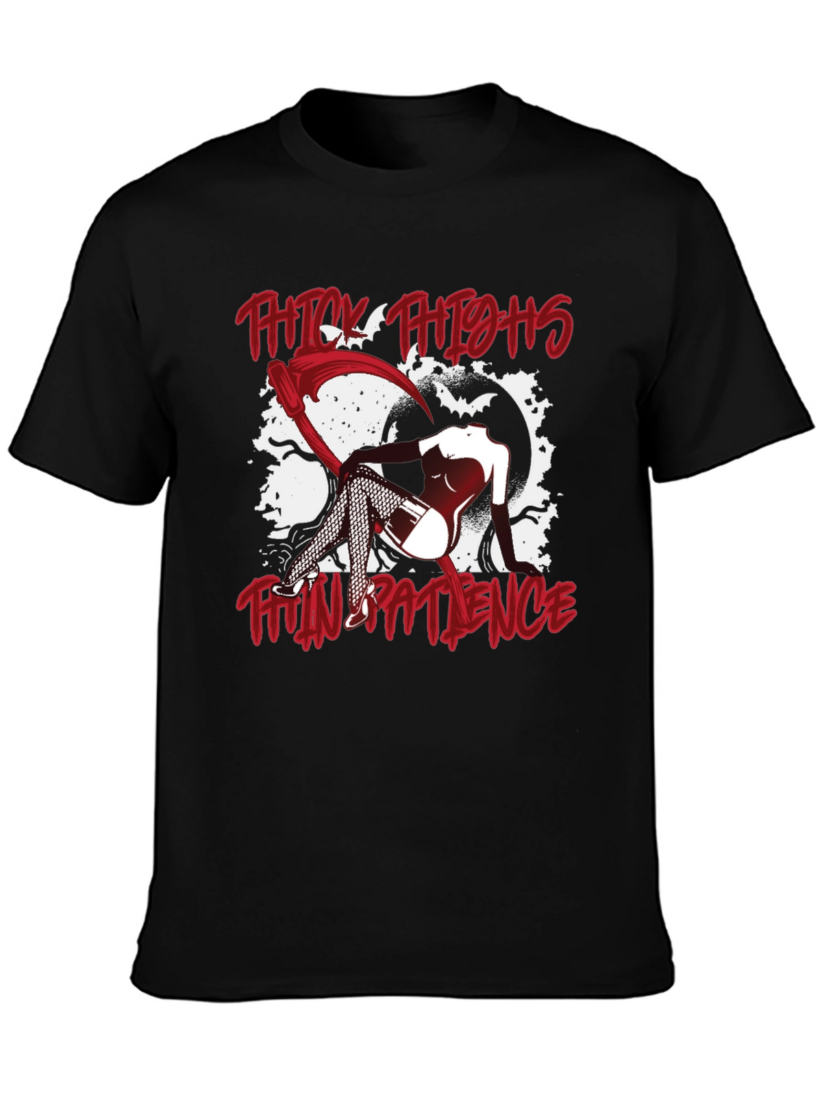 Thick Thighs Thin Patience Graphic Tee