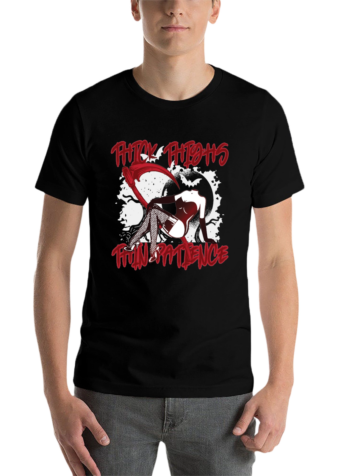 Thick Thighs Thin Patience Graphic Tee