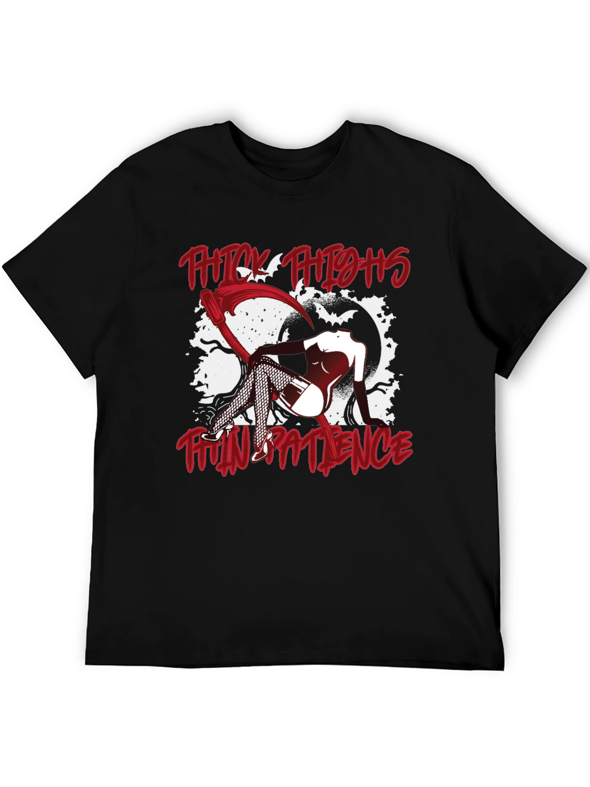 Thick Thighs Thin Patience Graphic Tee