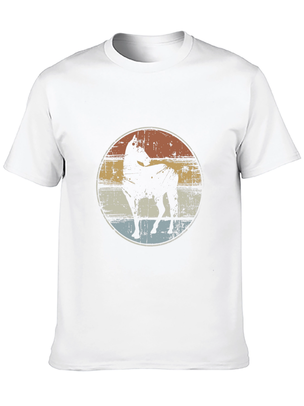 Retro Horse Graphic Tee - Black Cotton T-Shirt