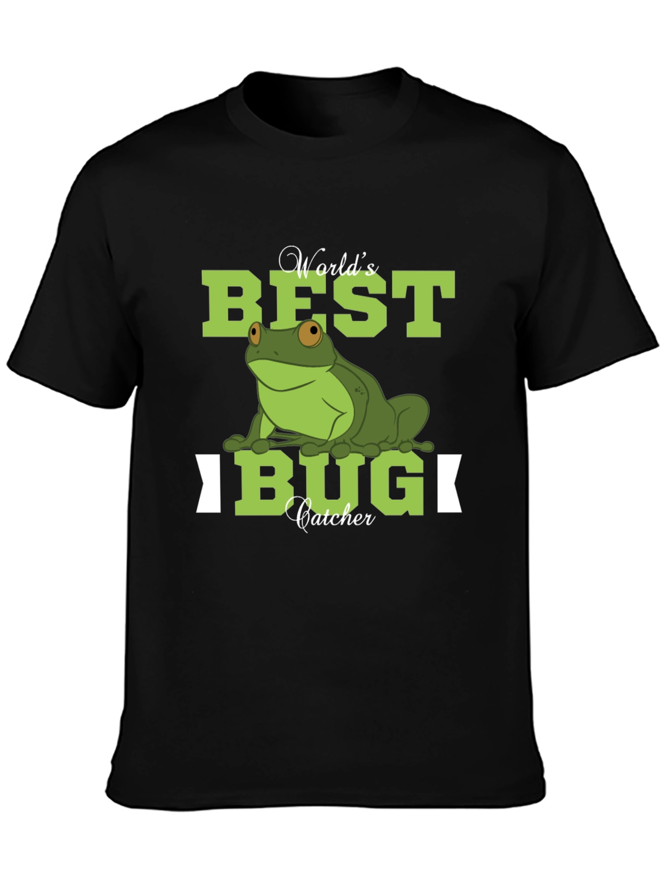 Worlds Best Bug Catcher Frog Graphic T-Shirt