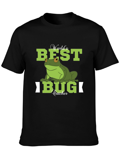 Worlds Best Bug Catcher Frog Graphic T-Shirt