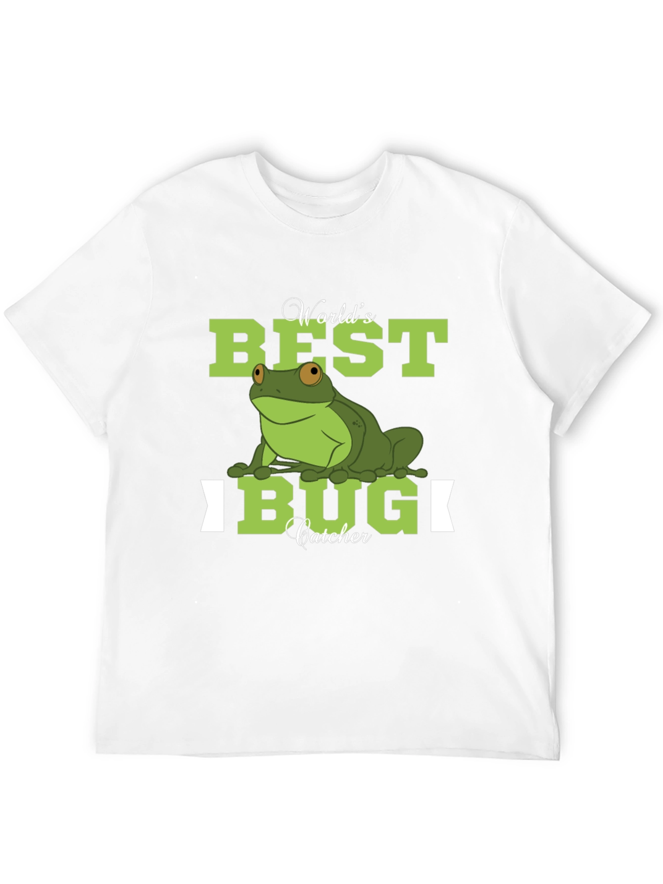 Worlds Best Bug Catcher Frog Graphic T-Shirt