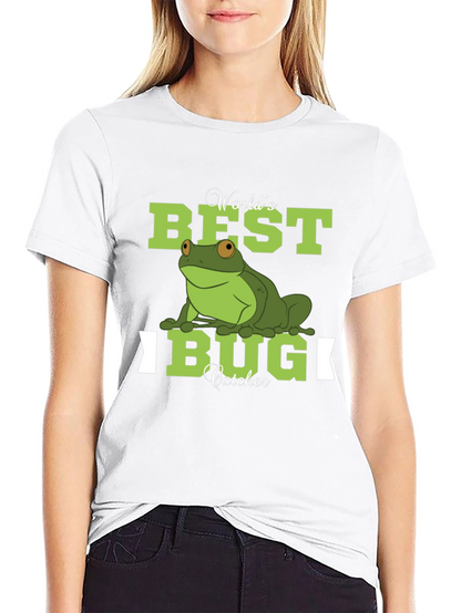 Worlds Best Bug Catcher Frog Graphic T-Shirt