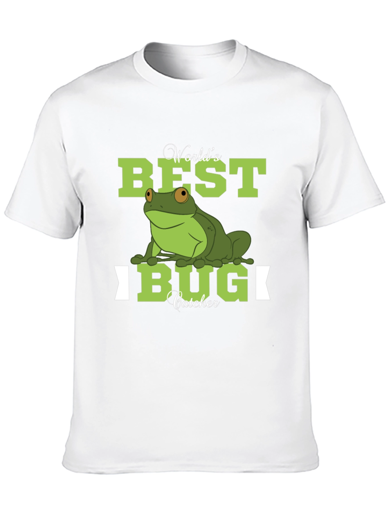 Worlds Best Bug Catcher Frog Graphic T-Shirt