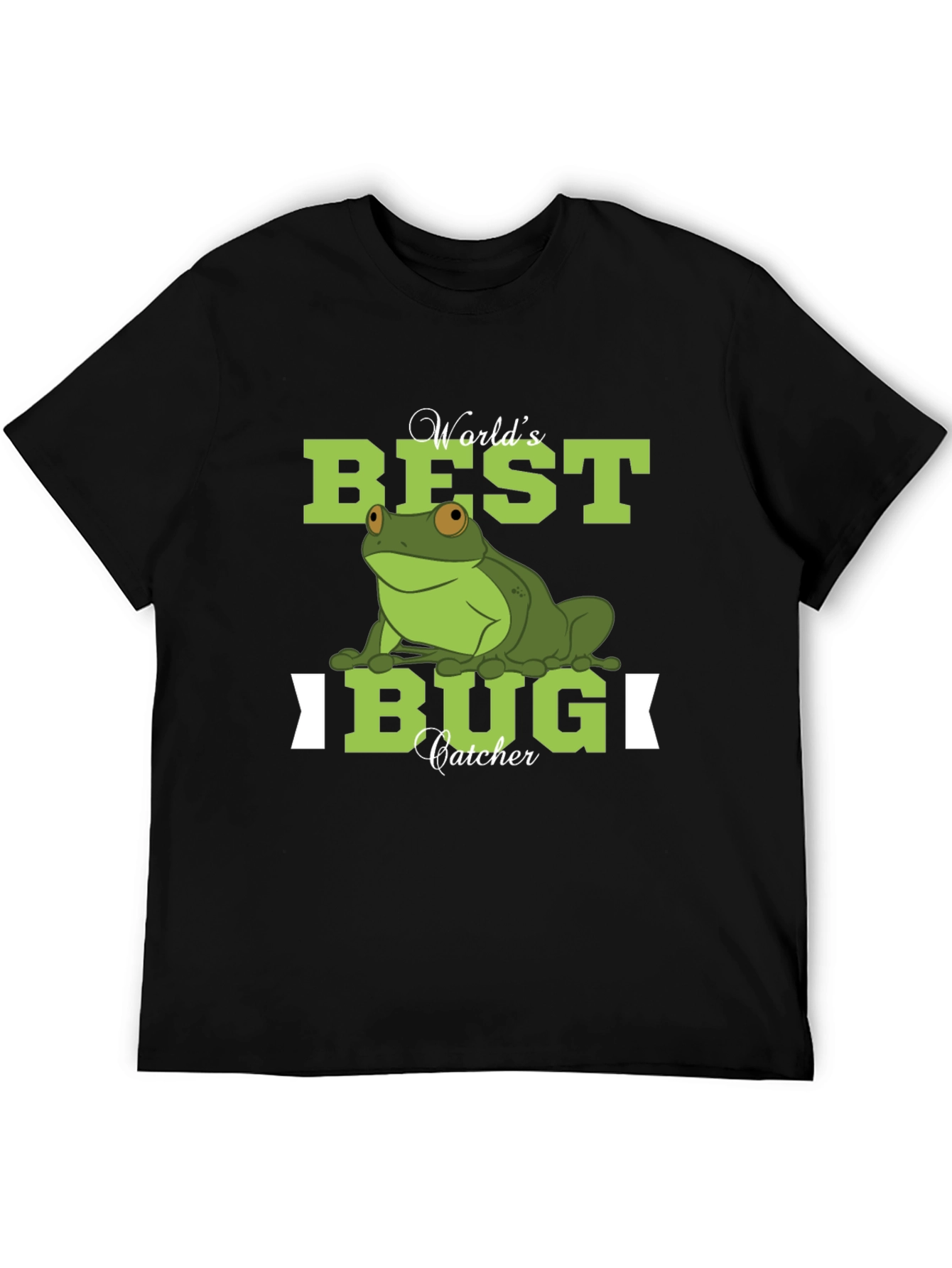 Worlds Best Bug Catcher Frog Graphic T-Shirt