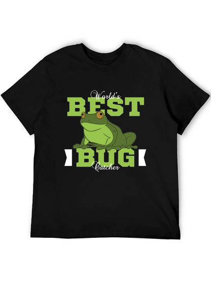 Worlds Best Bug Catcher Frog Graphic T-Shirt