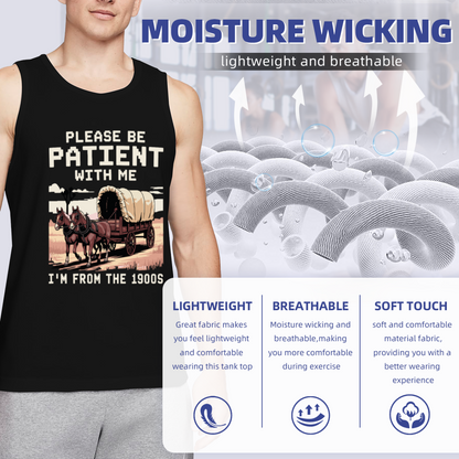 Please Be Patient I'm From The 1900s Western Wagon Tank Top