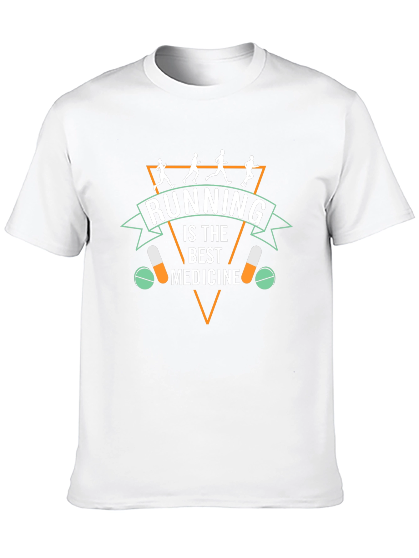 Running is the Best Medicine Graphic Tee