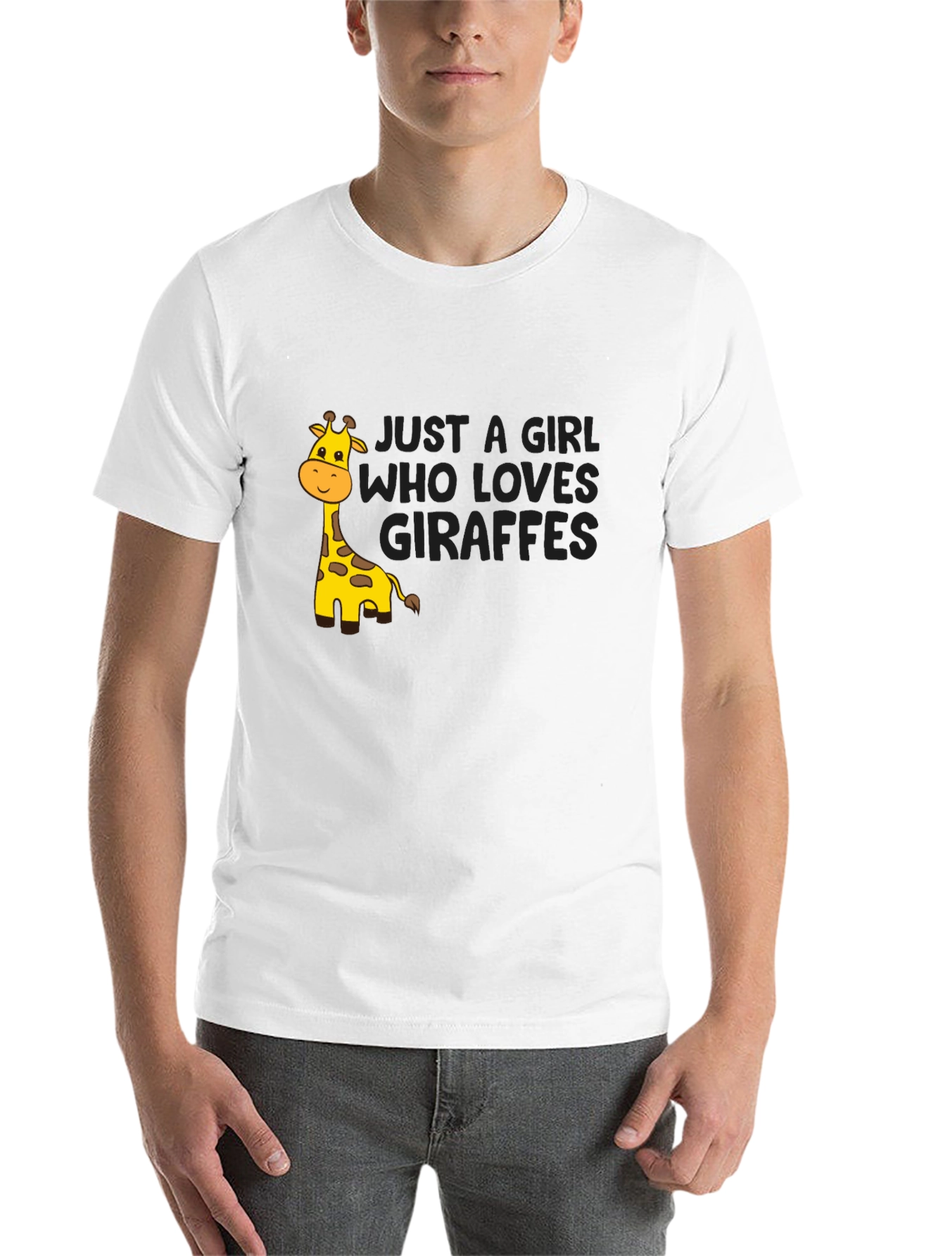 Just A Girl Who Loves Giraffes T-Shirt