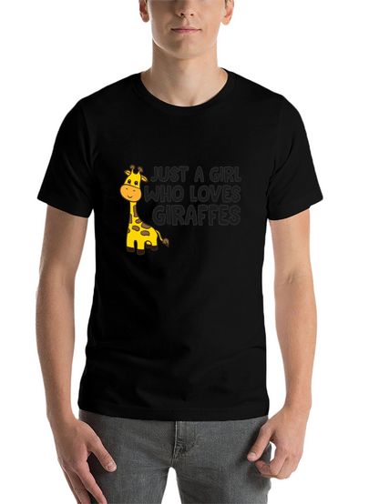 Just A Girl Who Loves Giraffes T-Shirt
