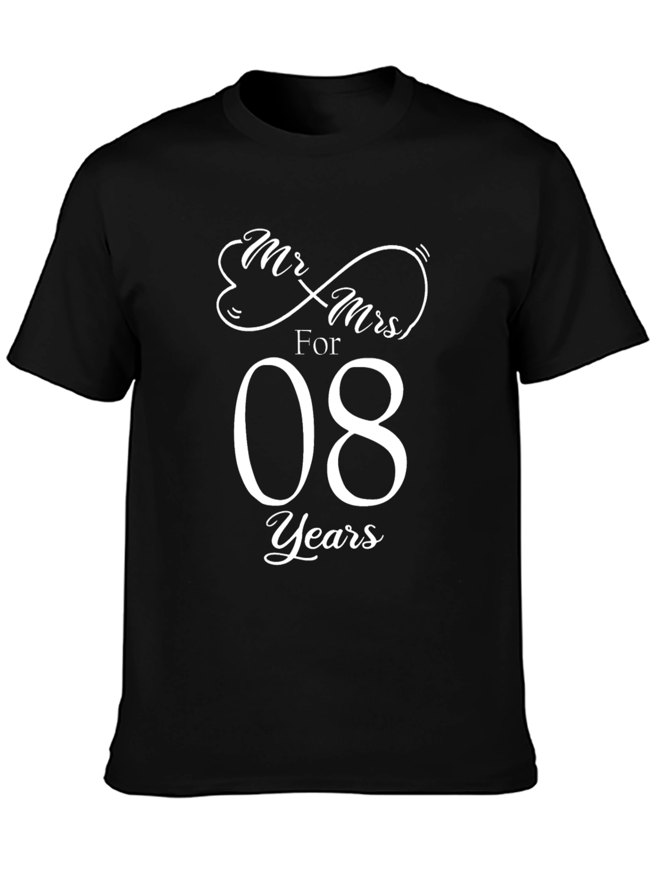 Mr. & Mrs. Anniversary 8 Years T-Shirt