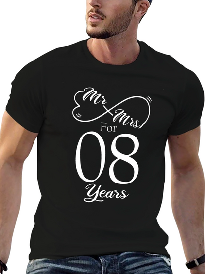 Mr. & Mrs. Anniversary 8 Years T-Shirt