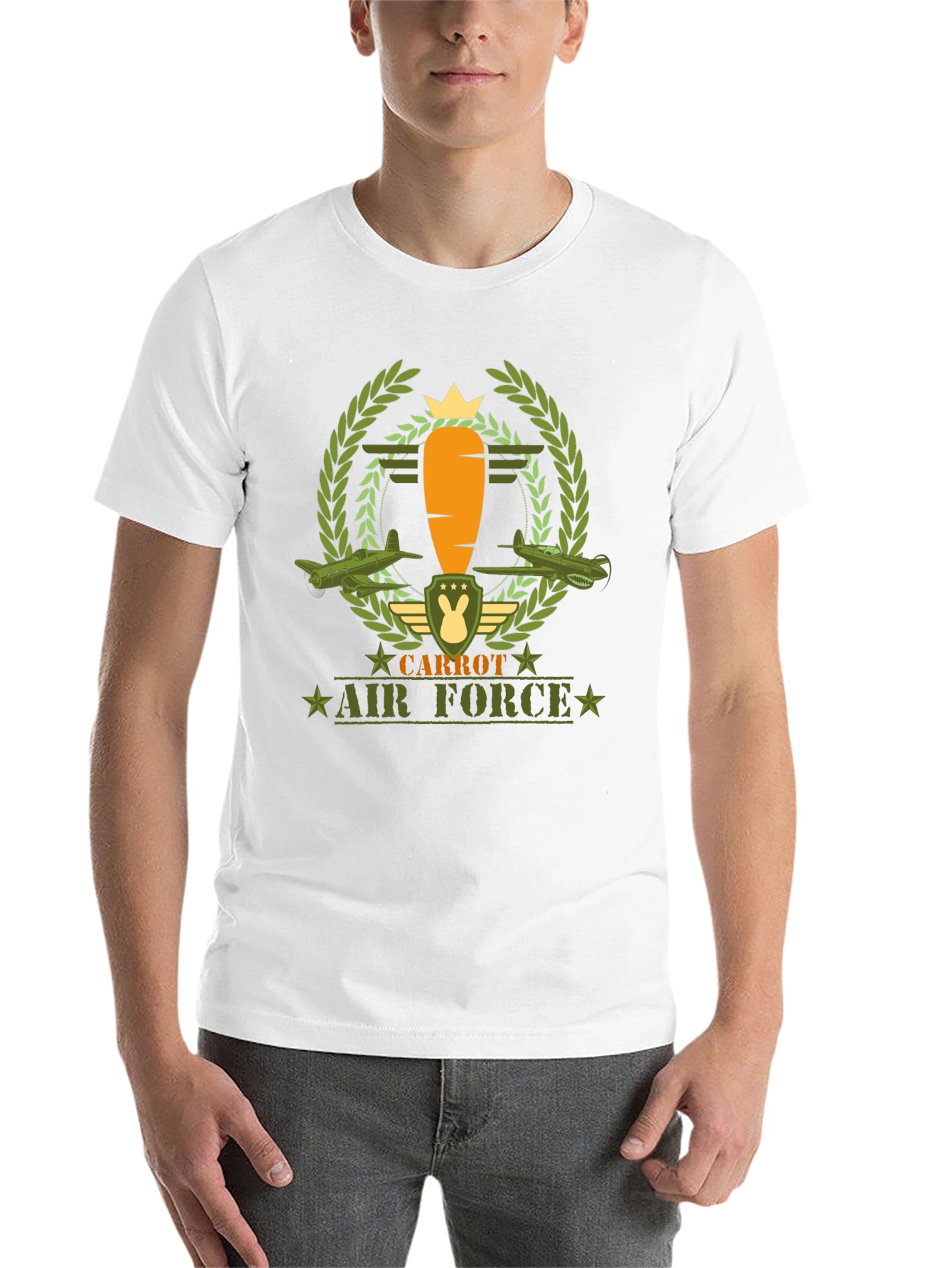 Carrot Air Force Graphic Tee