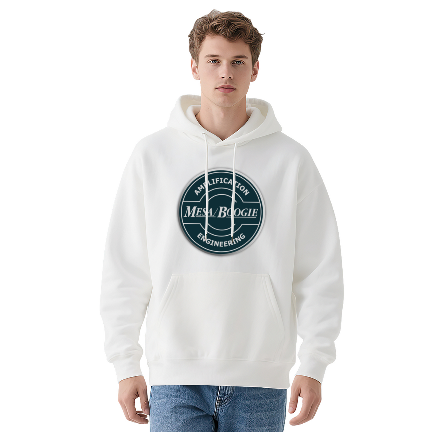 Mesa Boogie Amplification Retro Logo Black Hoodie, Cozy Music Lover Pullover
