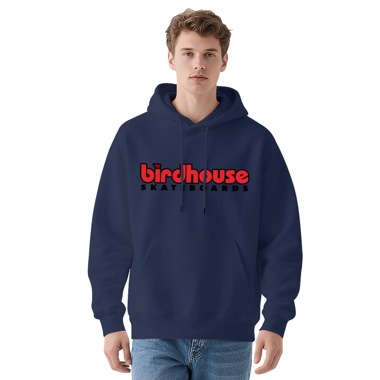 Classic Birdhouse Skateboards Logo Hoodie, Light Street Comfort