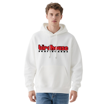 Classic Birdhouse Skateboards Logo Hoodie, Light Street Comfort