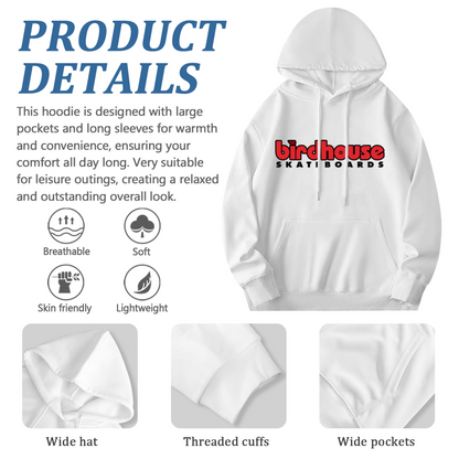 Classic Birdhouse Skateboards Logo Hoodie, Light Street Comfort