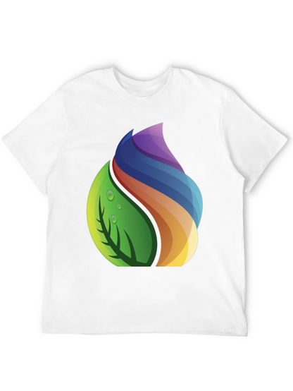 Nature Spectrum Graphic Tee - Soft Black Cotton