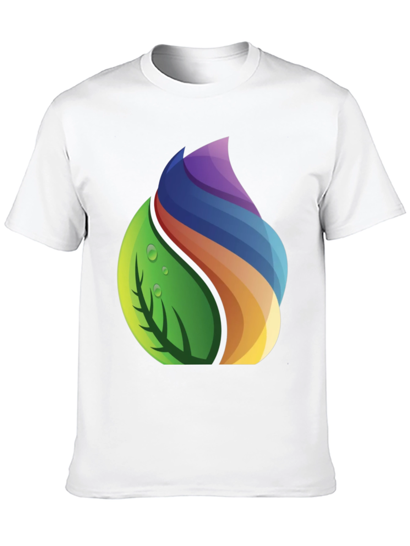 Nature Spectrum Graphic Tee - Soft Black Cotton