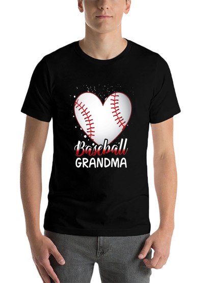 Baseball Grandma Heart T-Shirt