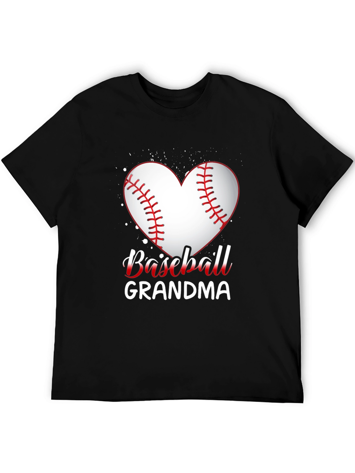 Baseball Grandma Heart T-Shirt