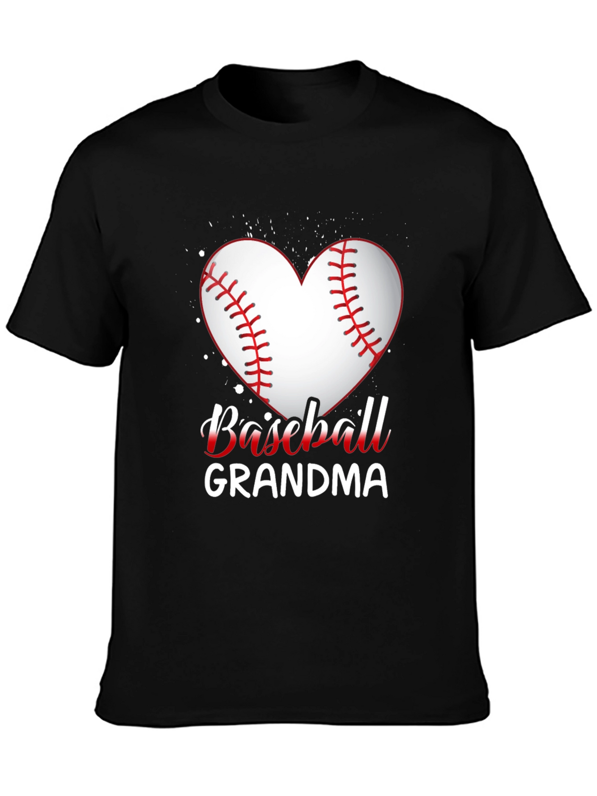 Baseball Grandma Heart T-Shirt
