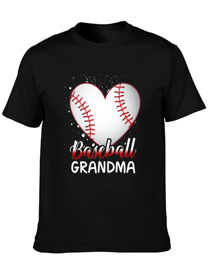 Baseball Grandma Heart T-Shirt